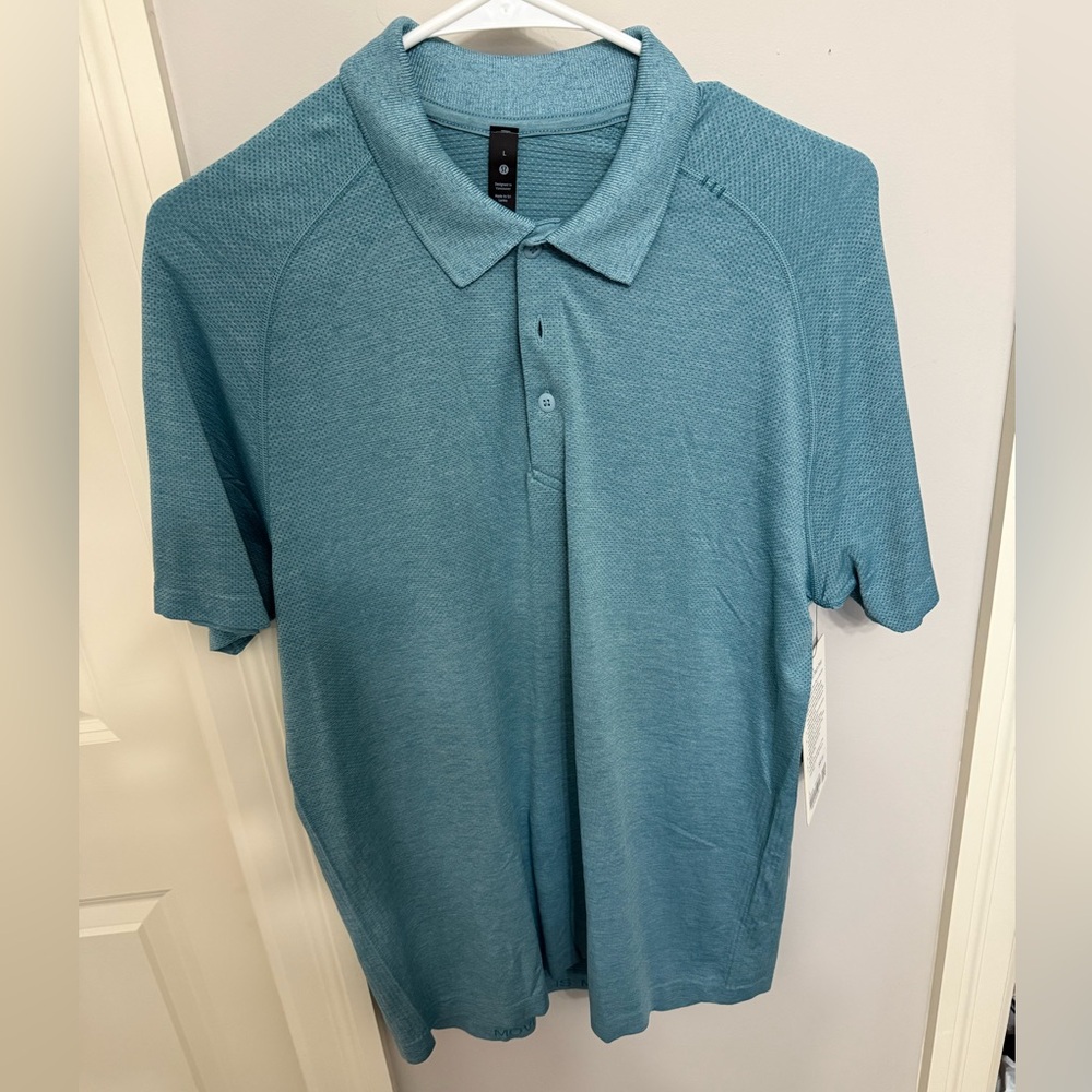 lululemon metal vent tech 2.0 polo size large BRAND NEW